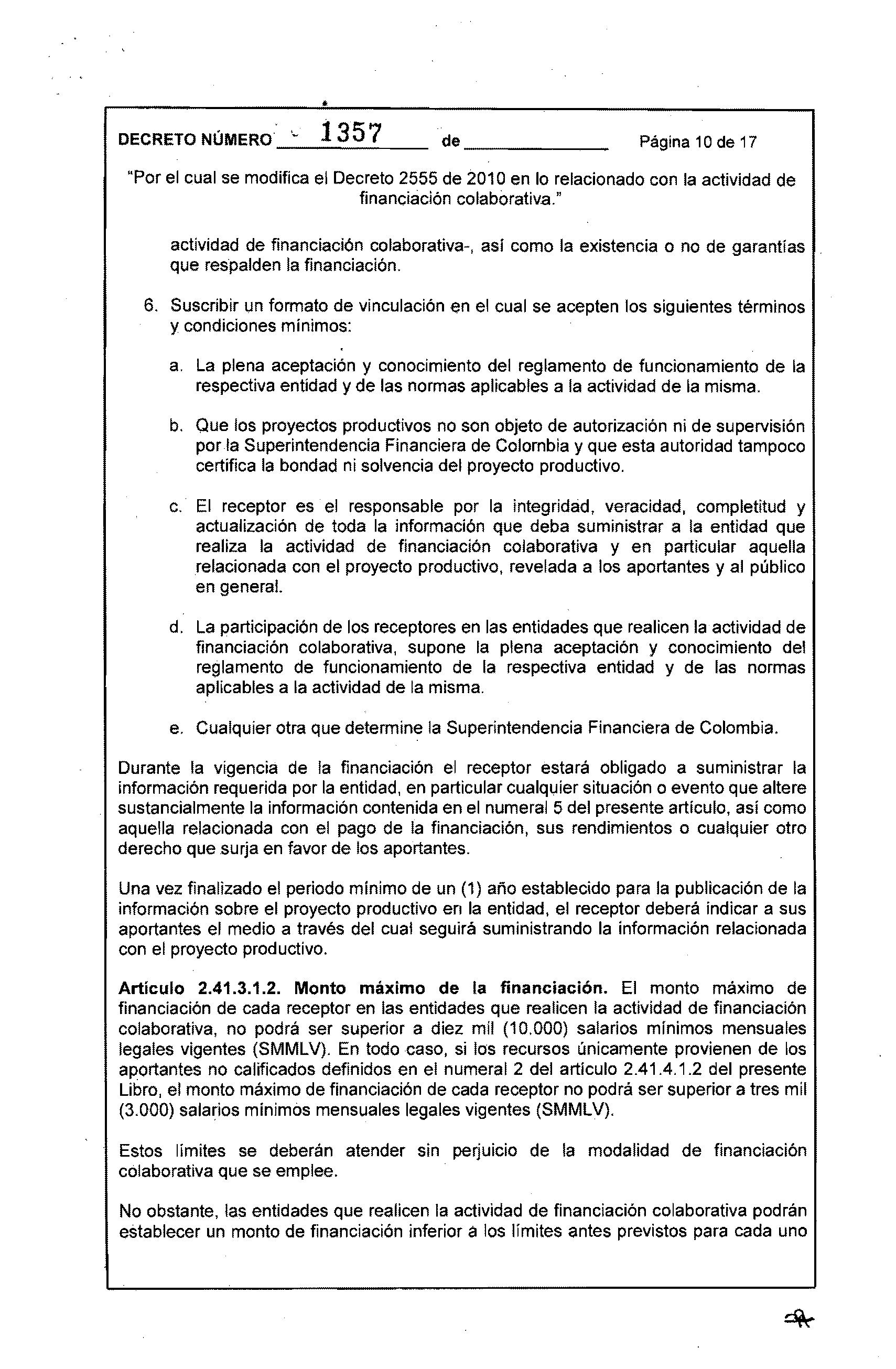 DECRETO CROW 009