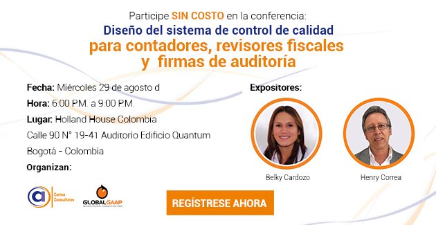 Conferencia Diseño Del Sistema De Control De Calidad Para Contadores